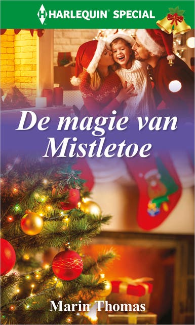 De magie van Mistletoe – omslag van het luisterboek van Marin Thomas