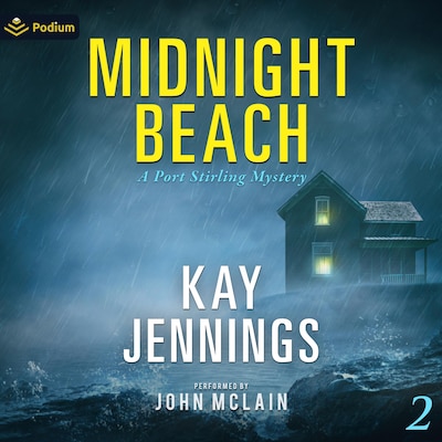 Midnight Beach – omslag til lydbogen af Kay Jennings