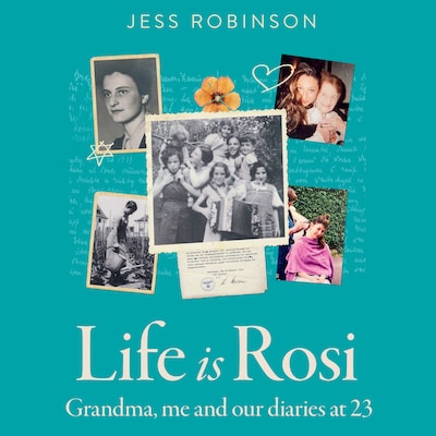 Life Is Rosi – omslag til lydbogen af Jess Robinson