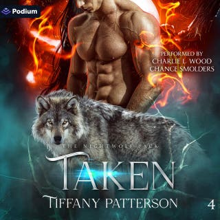 Taken: The Nightwolf Pack, Book 4 – omslag till ljudboken av Tiffany Patterson