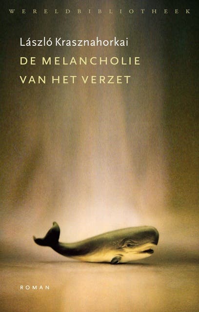De melancholie van het verzet – omslag van het luisterboek van László Krasznahorkai
