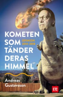 Kometen som tänder deras himmel – omslag till ljudboken av Andreas Gustavsson