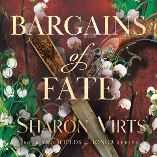 Bargains of Fate – omslag till ljudboken av Sharon Virts