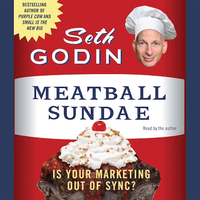 Meatball Sundae – omslag til lydbogen af Seth Godin