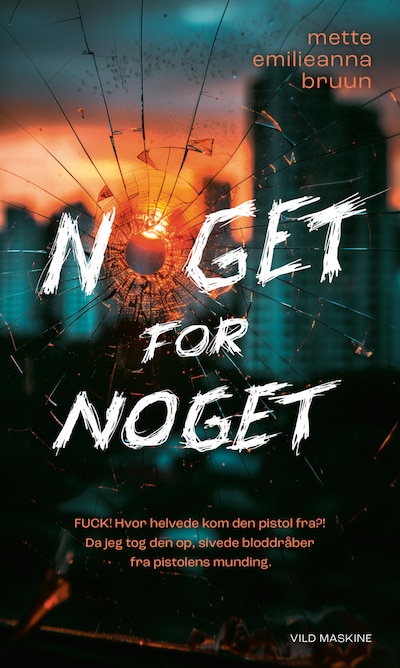 Noget for noget – omslag til lydbogen af Mette Emilieanna Bruun