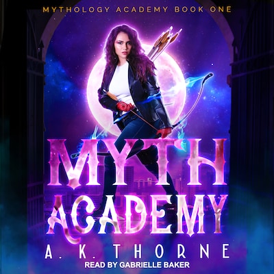 Myth Academy – omslag til lydbogen af A.K. Thorne