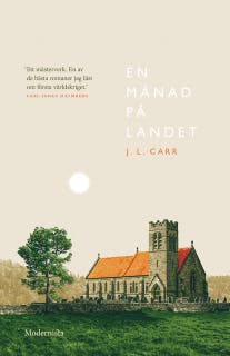 En månad på landet – omslag till ljudboken av J. L. Carr
