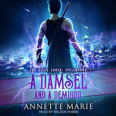 A Damsel and a Demigod – omslag til lydbogen af Annette Marie