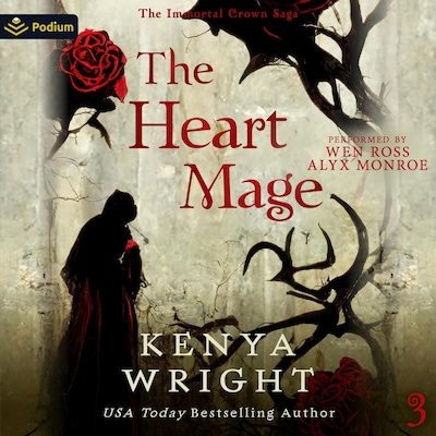 The Heart Mage – omslag til lydbogen af Kenya Wright