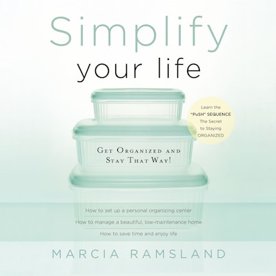 Simplify Your Life – omslag til lydbogen af Marcia Ramsland