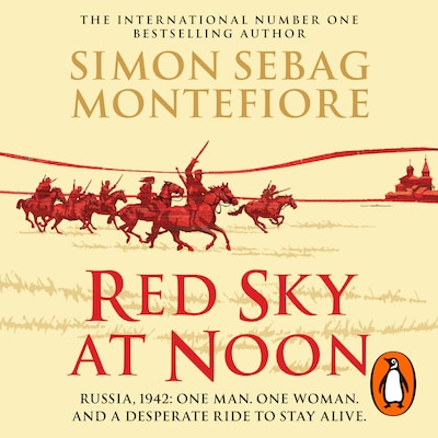 Red Sky at Noon – omslag til lydbogen af Simon Sebag Montefiore