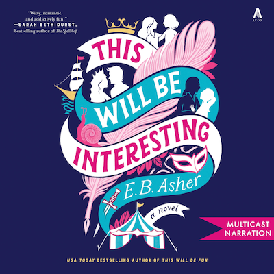This Will Be Interesting – omslag til lydbogen af E. B. Asher