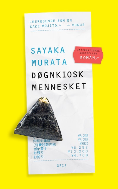 Døgnkioskmennesket – omslag til lydbogen af Sayaka Murata