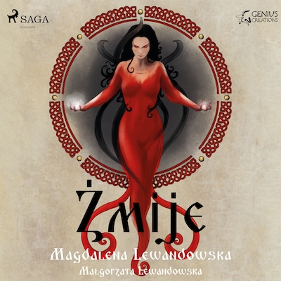 Żmije – okładka audiobooka, autor Magdalena Lewandowska