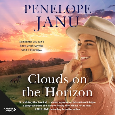 Clouds on the Horizon – omslag til lydbogen af Penelope Janu