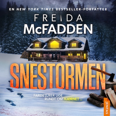 Snestormen – omslag til lydbogen af Freida McFadden