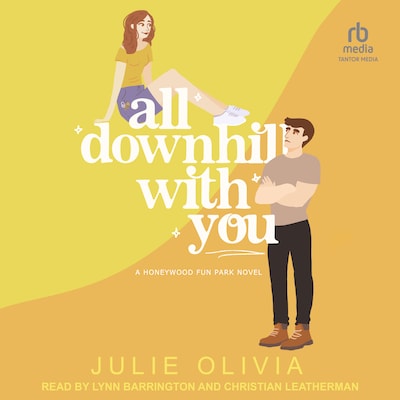 All Downhill With You – omslag til lydbogen af Julie Olivia