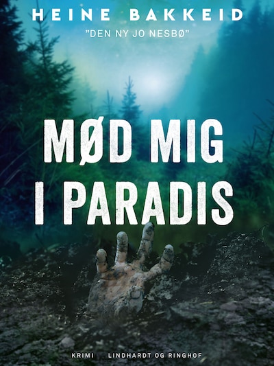 Mød mig i paradis – omslag til lydbogen af Heine Bakkeid