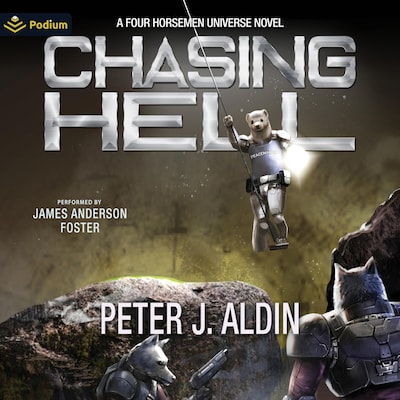 Chasing Hell – omslag til lydbogen af Peter J. Aldin