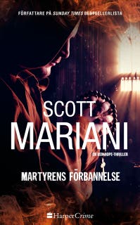 Martyrens förbannelse – omslag till ljudboken av Scott Mariani