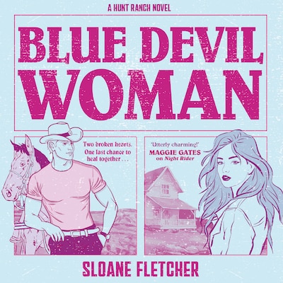 Blue Devil Woman – omslag til lydbogen af Sloane Fletcher