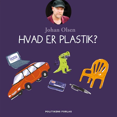 Hvad er plastik? – omslag til lydbogen af Johan Olsen
