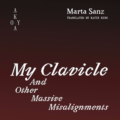 My Clavicle – omslag til lydbogen af Marta Sanz