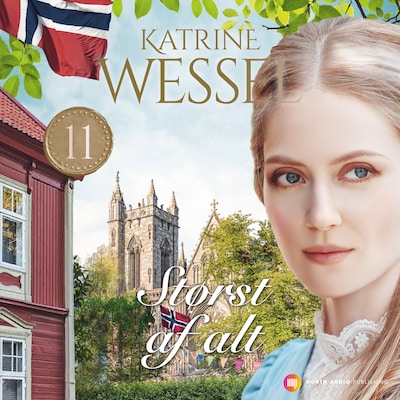 Størst af alt – omslag til lydbogen af Katrine Wessel