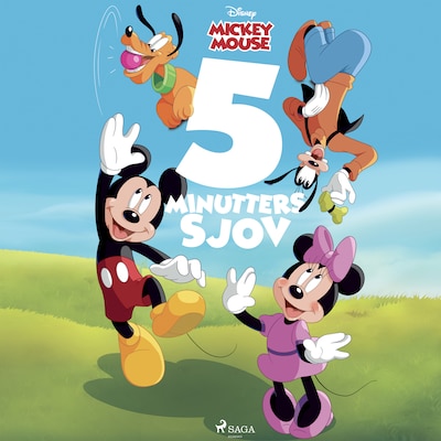 Fem minutters sjov med Mickey Mouse – omslag til lydbogen af Disney