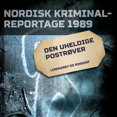 Den uheldige postrøver – omslag til lydbogen af diverse