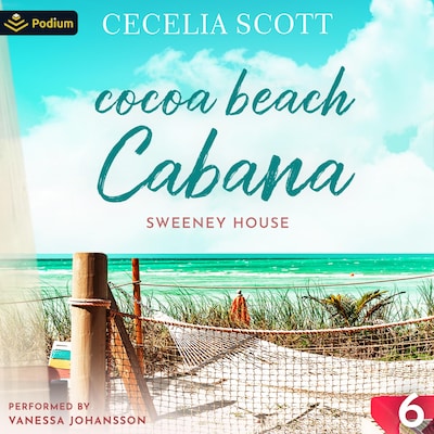 Cocoa Beach Cabana – omslag til lydbogen af Cecelia Scott