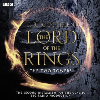 The Lord Of The Rings: The Two Towers – omslag til lydbogen af J. R. R. Tolkien