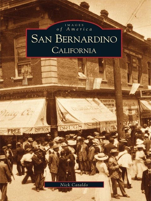 San Bernardino, California – omslag til lydbogen af Nick Cataldo