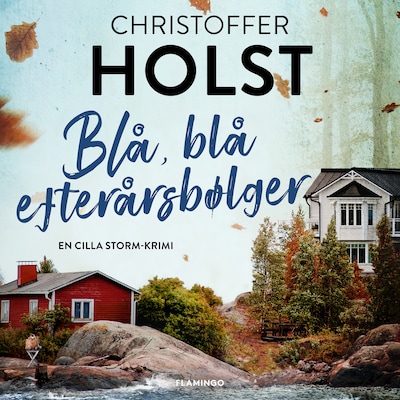 Blå, blå efterårsbølger – omslag til lydbogen af Christoffer Holst