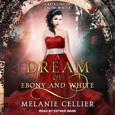 A Dream of Ebony and White – omslag til lydbogen af Melanie Cellier