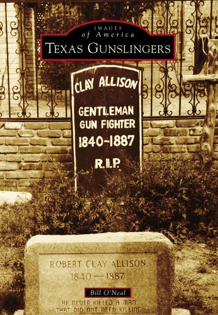 Texas Gunslingers – omslag til lydbogen af Bill O Neal