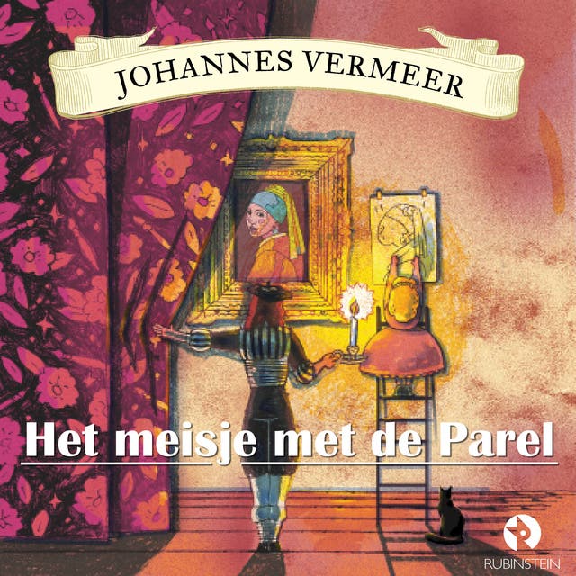 Johannes Vermeer - Het meisje met de Parel – omslag van het luisterboek van Ton van Reen