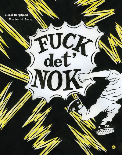 Fuck det´ nok – omslag til lydbogen af Sissel Bergfjord