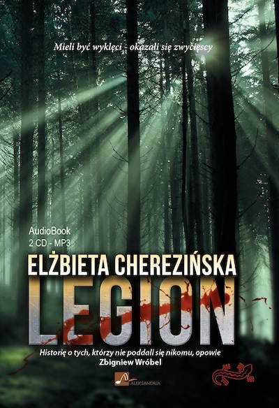 Legion – okładka audiobooka, autor Elżbieta Cherezińska