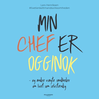 Min chef er ogginok – omslag til lydbogen af Lars Henriksen