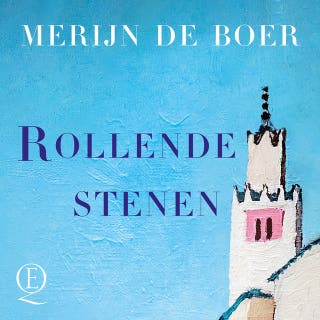 Rollende stenen – omslag van het luisterboek van Merijn de Boer