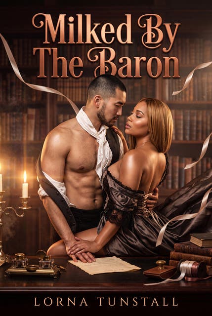 Milked By The Baron: Victorian Erotic Milking Kink Hucow Romance – omslag til lydbogen af Lorna Tunstall