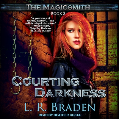 Courting Darkness – omslag til lydbogen af L.R. Braden