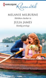 Kärleken checkar in / Hemlig arvinge – omslag till ljudboken av Julia James,Melanie Milburne