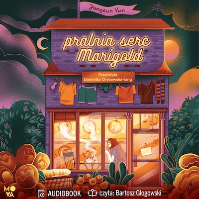 Pralnia serc Marigold – okładka audiobooka, autor Jungeun Yun