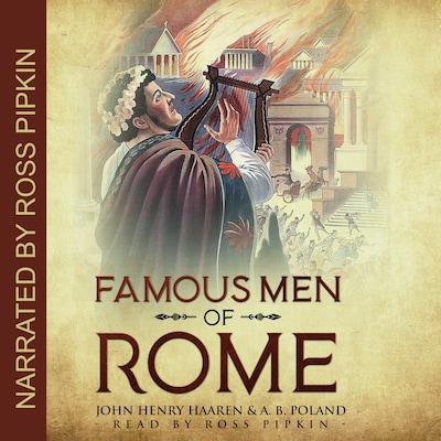 Famous Men of Rome – omslag til lydbogen af John Haaren, A. B. Poland