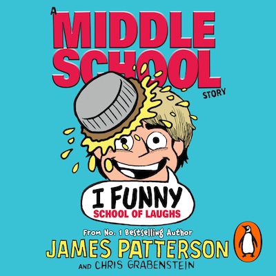 I Funny: School of Laughs – omslag til lydbogen af James Patterson