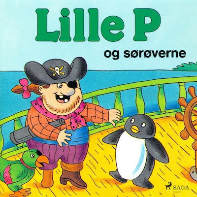 Lille P og sørøverne – omslag til lydbogen af Rina Dahlerup