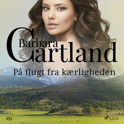 På flugt fra kærligheden – omslag til lydbogen af Barbara Cartland