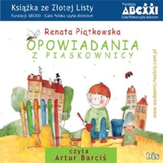 Opowiadania z piaskownicy – okładka audiobooka, autor Renata Piątkowska